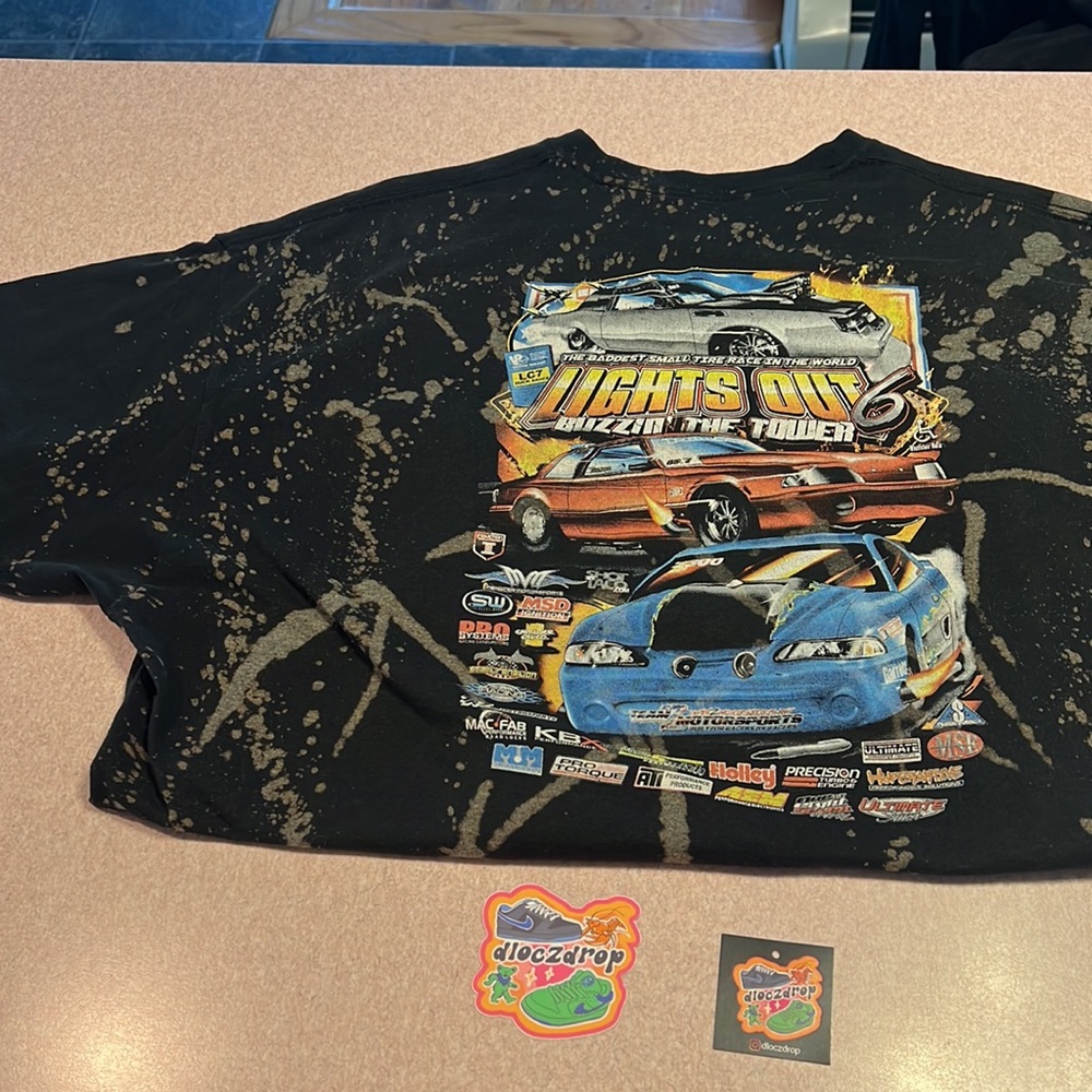 Lights Out Racing T Shirt 2X